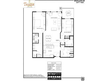 condo rentals in phoenix az - donatoii floorplan