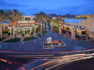 Toscana Condo Rentals - Desert Ridge Entrance at Night